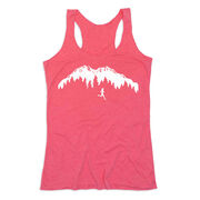 Women's Everyday Tank Top - Trail Runner in the Mountains