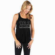 Flowy Racerback Tank Top - Marathoner 26.2 Miles
