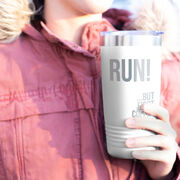 Running 20 oz. Double Insulated Tumbler - But First Coffee