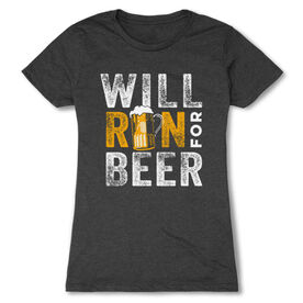 Women's Everyday Runners Tee - Will Run For Beer