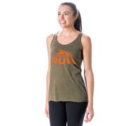 Women's Everyday Tank Top - Gone For a Run&reg; Logo (Orange)
