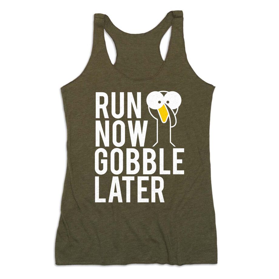 Women's Everyday Tank Top - Run Now Gobble Later (Bold)