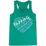 Flowy Racerback Tank Top - Live Love Run Heart