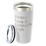 Running 20oz. Double Insulated Tumbler - Peace Love & Runner's High