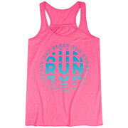 Flowy Racerback Tank Top - Eat Sleep Run Repeat