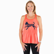 Flowy Racerback Tank Top - I'd Rather Be Running with My Dog