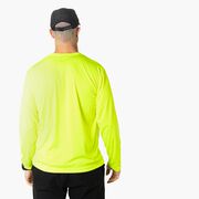 Men's Running Long Sleeve Performance Tee - Happy Hour Runner