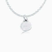 Sterling Silver 10K Oval Necklace