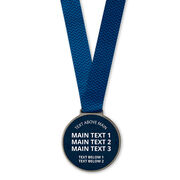 Round Circle Custom Virtual Race Medal