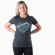 Women's Everyday Runners Tee - Live Love Run Heart