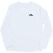 Men's Running Long Sleeve Performance Tee - Gone For a Run® Logo - Mini