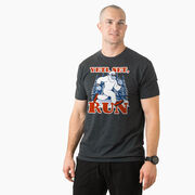 Running Short Sleeve T-Shirt - Yeti, Set, Run