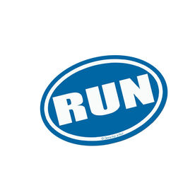"RUN" Mini Car Magnet - Fun Size