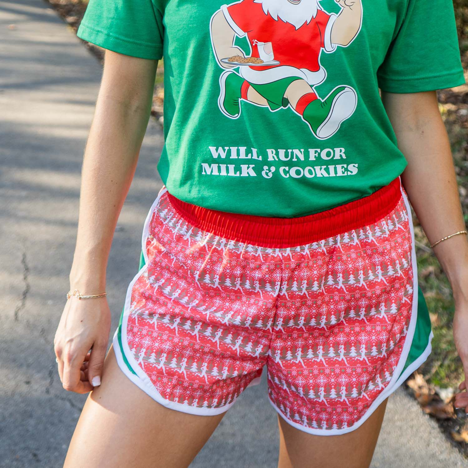 Christmas running shorts online