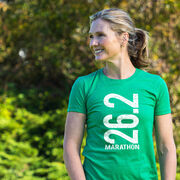 Women's Everyday Runners Tee 26.2 Marathon Vertical