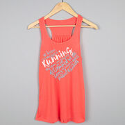 Flowy Racerback Tank Top - Live Love Run Heart
