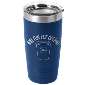 Running 20 oz. Double Insulated Tumbler - Will Run for Coffee