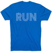 Running Short Sleeve T-Shirt - Run Lines