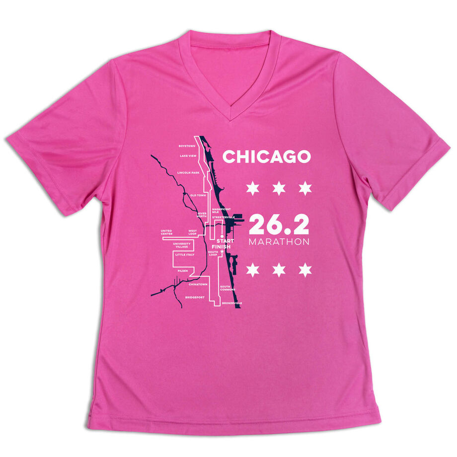 Women's Short Sleeve Tech Tee - Chicago Route