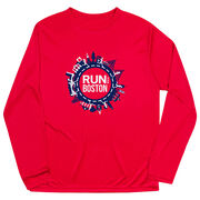 Men's Running Long Sleeve Performance Tee - Run for Boston