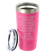 Running 20oz. Double Insulated Tumbler - Always Find Time