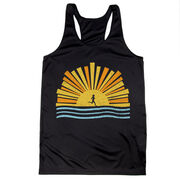 Women's Racerback Performance Tank Top - Here Comes The Sun