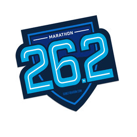 Running Sticker - 26.2 Badge