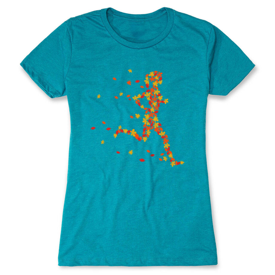 Women's Everyday Runners Tee - Autumn Runner Girl