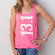 Flowy Racerback Tank Top - 13.1 Half Marathon Vertical