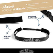 Athletic Juliband Non-Slip Headband - Tiara Silver