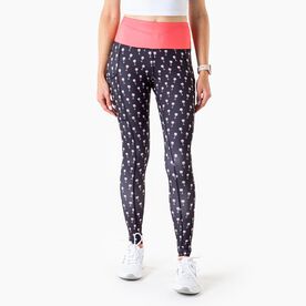 Women's Performance Side Pocket Tights - Wine Time