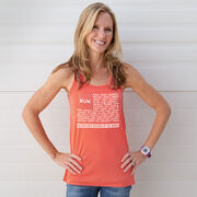 Flowy Racerback Tank Top - We Run Free Because of the Brave