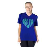 Women's Short Sleeve Tech Tee - Love The Run