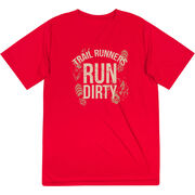 Men's Running Short Sleeve Performance Tee - Run Dirty