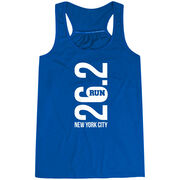 Flowy Racerback Tank Top - New York City 26.2 Vertical
