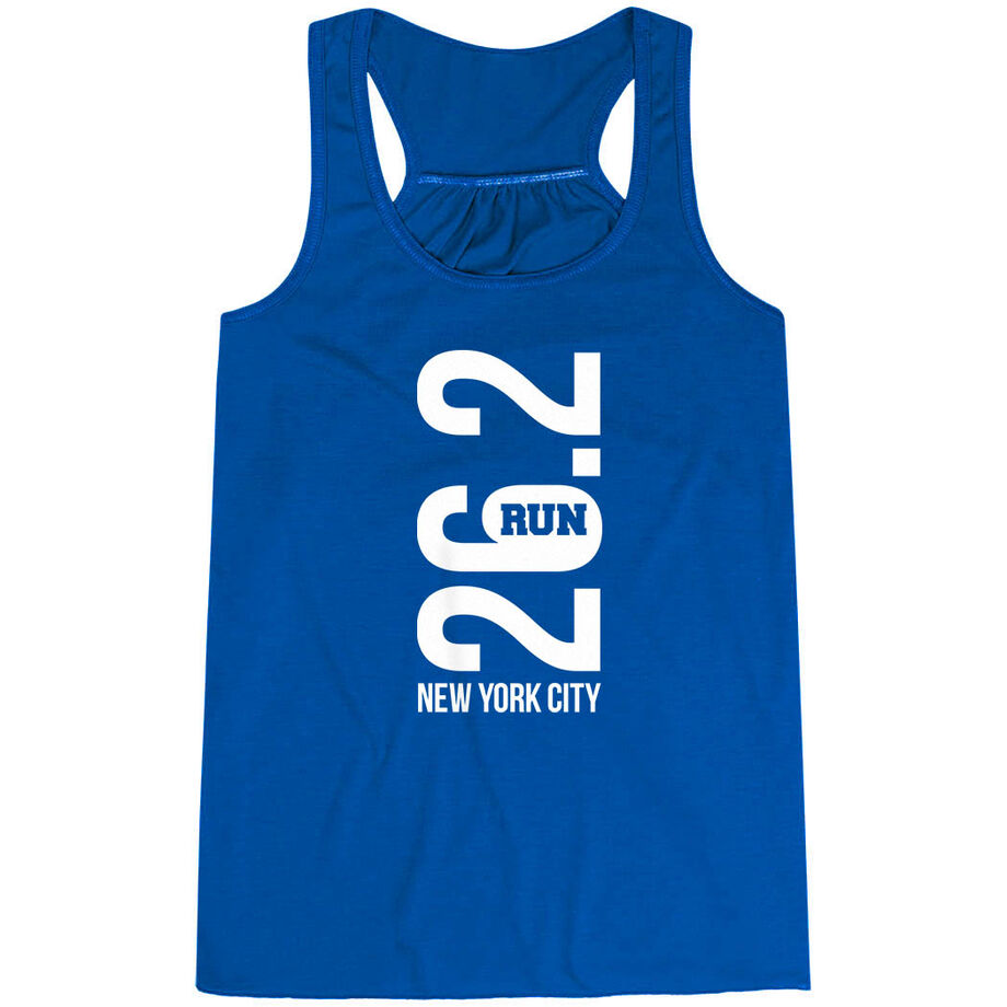 Flowy Racerback Tank Top - New York City 26.2 Vertical