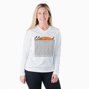 Women's Long Sleeve Tech Tee - Chasing Sunsets