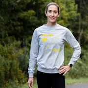 Running Raglan Crew Neck Pullover - Boston Route