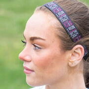 Athletic Juliband Non-Slip Headband - I Run To Burn Off the Crazy