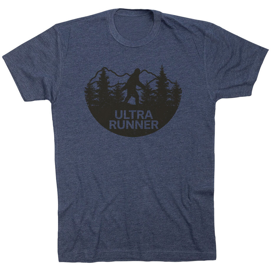 Running Short Sleeve T-Shirt - Ultra Runner Bigfoot