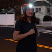 Running LED Lighted Performance Beanie - Sunrise