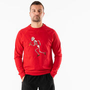 Running Raglan Crew Neck Pullover - Never Stop Running