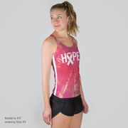 Women's Performance Tank Top - Hope Tie-Dye