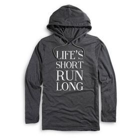 Running Lightweight Hoodie - Life's Short Run Long (Text)
