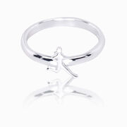 Runner Girl Sterling Silver Ring