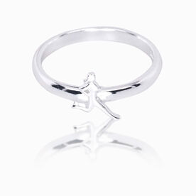 Runner Girl Sterling Silver Ring