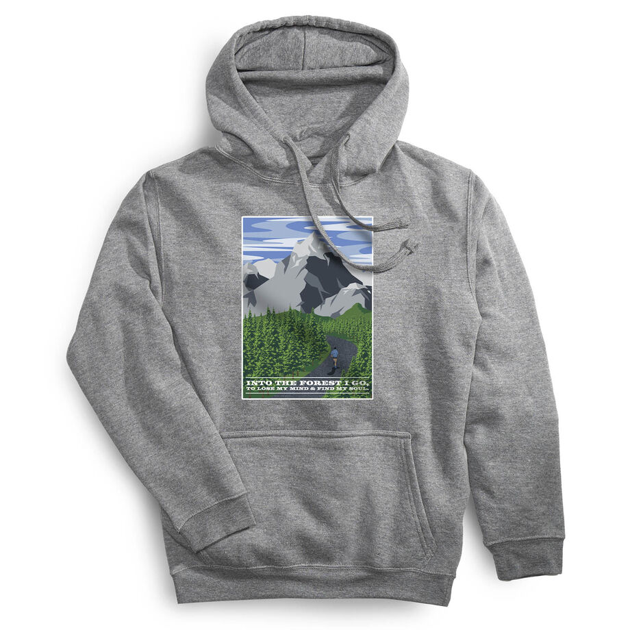 Statement Fleece Hoodie - Into the Forest