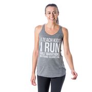 Women's Everyday Tank Top - I Teach Kids I Run Half Marathons