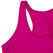 Women's Racerback Performance Tank Top - Marathoner Girl