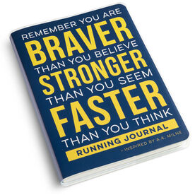 GoneForaRun Running Journal - Braver Stronger Faster